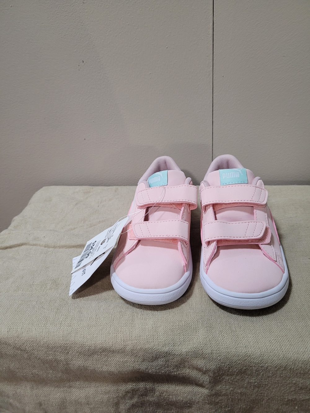PUMA Kids' Pink Velcro Sneakers